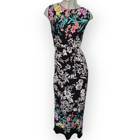EnFocus Studio Color Splash Floral Maxi Dress Size M - Picture 5 of 9